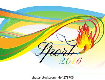 sport backgrounds,abstract colorful backdrop, Brazil Summer 2016 Games in Rio de Janeiro , 