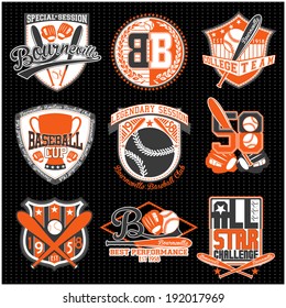 sport badge set