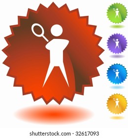 sport badge tennis