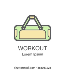 Sport bag for sport clothes, bottle of water, sneakers etc.