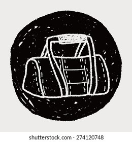 sport bag doodle