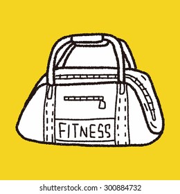 sport bag doodle