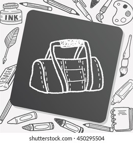 sport bag doodle