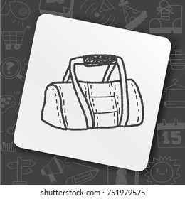 sport bag doodle