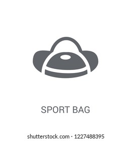 Sport bag icon. Trendy Sport bag logo concept on white background from Gym and Fitness collection. Suitable for use on web apps, mobile apps and print media.