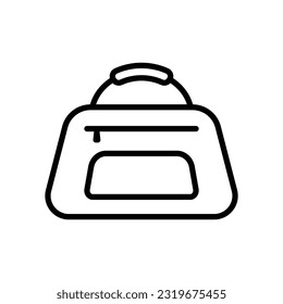 sport bag icon vector design template in white background