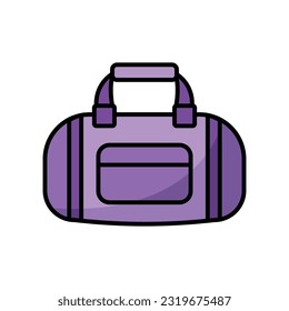 sport bag icon vector design template in white background