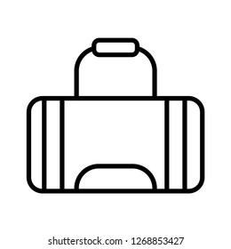  Sport bag vector icon