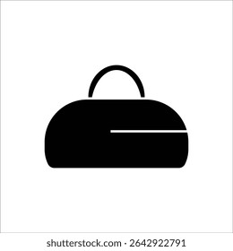 sport bag vector icon line template