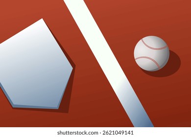 Esporte bola fechar fundo plano ilustração