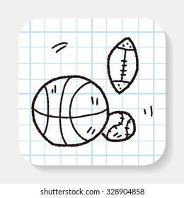 sport ball doodle