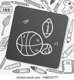 sport ball doodle