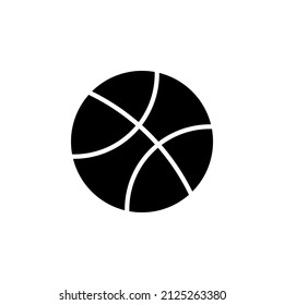 Sport, Ball, Game Solid Icon Vector Illustration Logo Template. Suitable For Many Purposes.