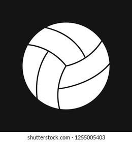 Sport ball icon. Flat vector illustration isolated on background