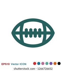 Sport ball icon. Flat vector illustration isolated on background