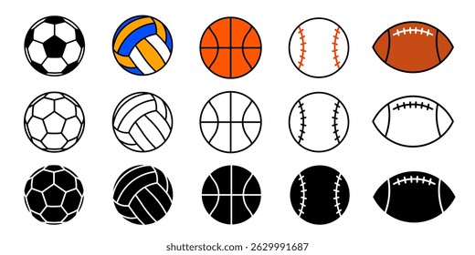 Sport Ball icon. Sports icon set