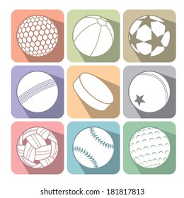 Sport Ball Icons