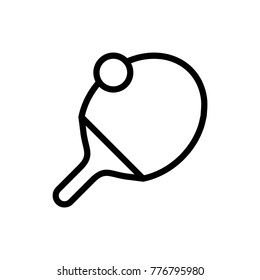 Sport ball line icon. High quality black outline logo for web site design and mobile apps. Vector illustration on a white background.
