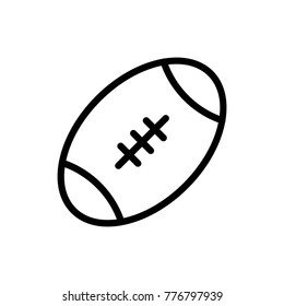 Sport ball line icon. High quality black outline logo for web site design and mobile apps. Vector illustration on a white background.