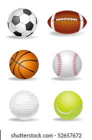 sport ball on a white background