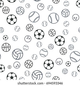 Sports Balls Doodle Illustration Stock Vector (Royalty Free) 778111669 ...