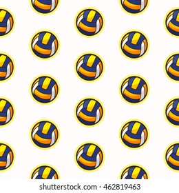 Sport ball seamless pattern vector