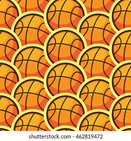 Sport ball seamless pattern vector