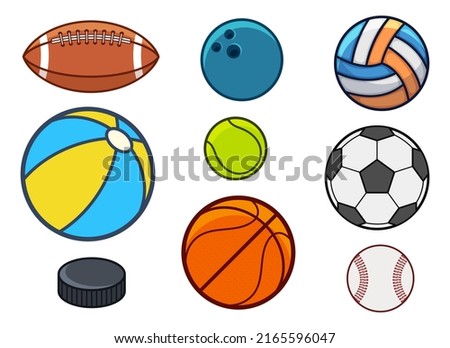 Sport ball vector design illustration isolated on white background