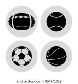 sport  balls collection
