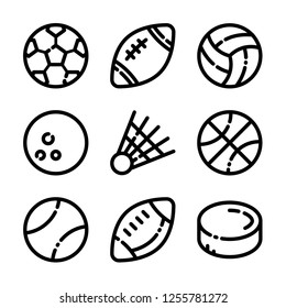 Sport Balls Icons