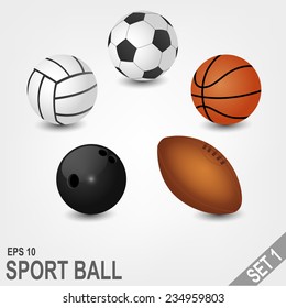 Sport Balls Set Part 1