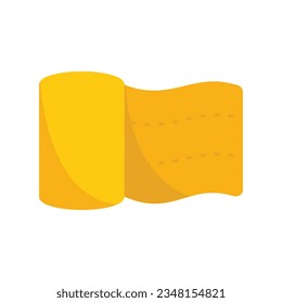 Sport bandage icon flat vector. Patient hurt. Damage body isolated