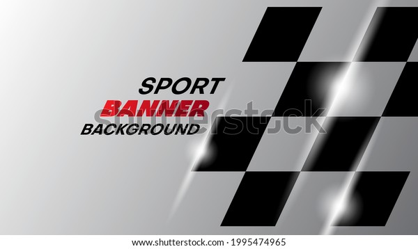 sport banner background
with some light