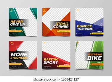 Sport banner for digital marketing, social media post, flyer and web banner