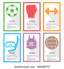 Sport banners,vector