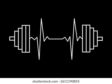  sport barbell, graphic element desing