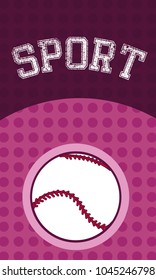 Sport baseball ball