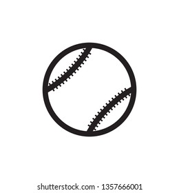 sport, baseball ball icon vector