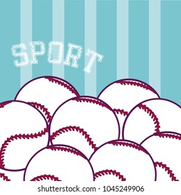 Sport baseball balls