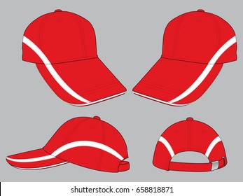 16 Curved brim snap back hat Stock Vectors, Images & Vector Art ...