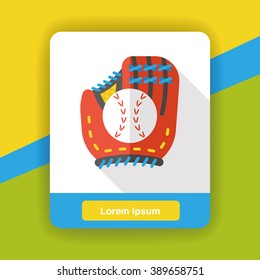 sport baseball flat icon