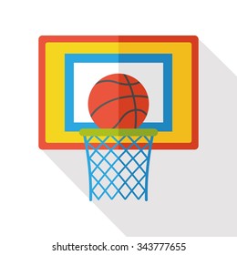 sport basketball flat icon