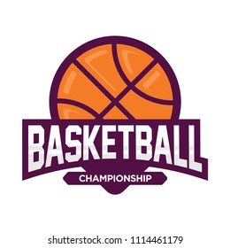 Sport Basketball Logo. American style.