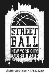 Sport Basketball Typography , Tee Shirt Graphics , Vector Illustration , Print