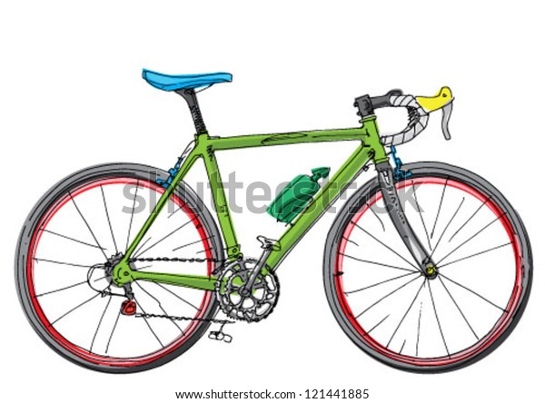 Sport Bicycle Cartoon Stock Vector Royalty Free