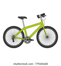 sport bicycle isolated icon
