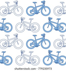 sport bicycle pattern background