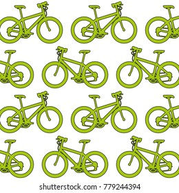 sport bicycle pattern background