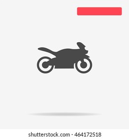 Sport bike icon. Vector concept illustration for design.