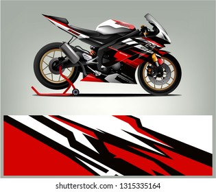 Sport Bike Livery Design Racing Livery Stock Vector (Royalty Free ...